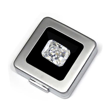 Rectangular Redion Moissanite Diamond Df Color Moissanite Necklace Accessories Vvs Clarity Moissanite - Image 5