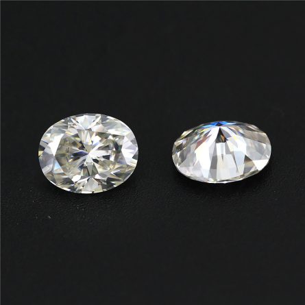 Moissanite Selected Oval/Dan Moissanite Naked Stone Gh Color Women'S Moissanite Diamond Necklace Ring Stone - Image 3