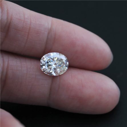 Moissanite Selected Oval/Dan Moissanite Naked Stone Gh Color Women'S Moissanite Diamond Necklace Ring Stone - Image 4