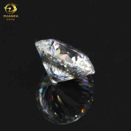 Silicon Carbide Synthetic Artificial Diamond Round Nine Heart One Flower Mossanite Naked Diamond Fire Color Good 18K Gold Jewelry Stone - Image 3