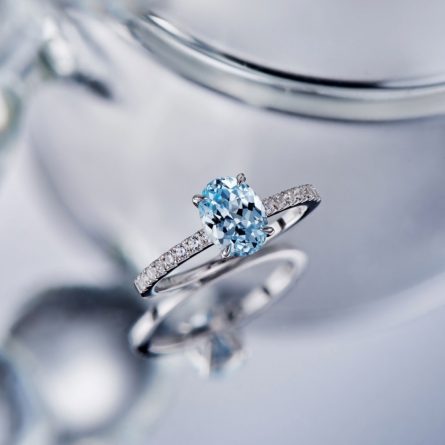 Sterling Silver S925 Moissan Diamond Egg-Shaped Ring Cross-Border European And American Hot-Selling Pigeon Egg 1 Carat Special Light Luxury Diamond Ring - Image 3