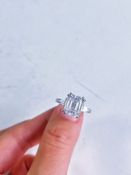 European And American S925 Sterling Silver Diamond Ring Female Design Niche Fashion Light Luxury Diamond Silver Ring Wholesale Female - Image 13