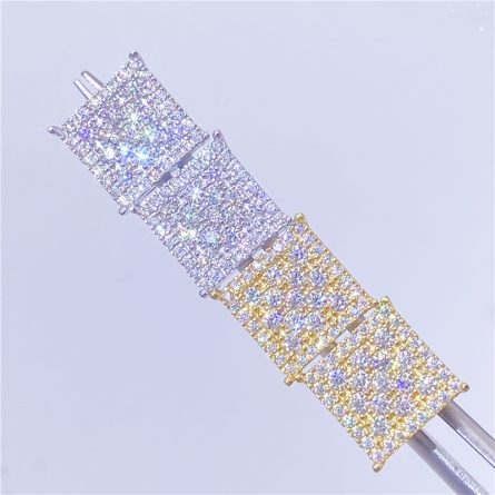 Manufacturer Wholesale AmazonNew Models For Men And Women Hip Hop S925 Silver Inlaid Moissan Vvs Studs European And American - Image 3