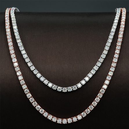 Spot European And American Ins Hot Sale 4Mm925 Silver Inlaid Mosan Hip-Hop Single Stone Men'S Tennis Chain Hiphop Jewelry - Image 2