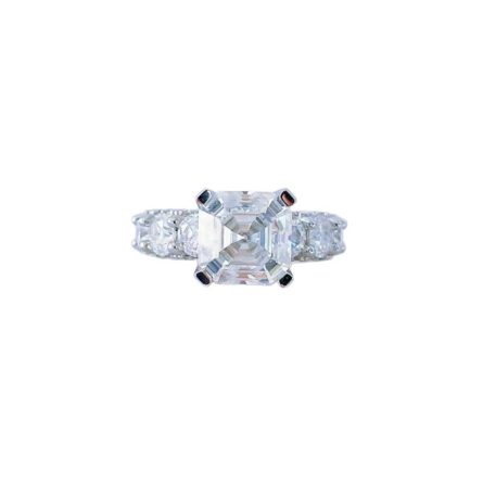 Amazon'S Best Selling Diamond Ring Engagement Ring Novel Redian Fashion Mossan Diamond Female Ring Trendy Manufacturer Custom - Image 5