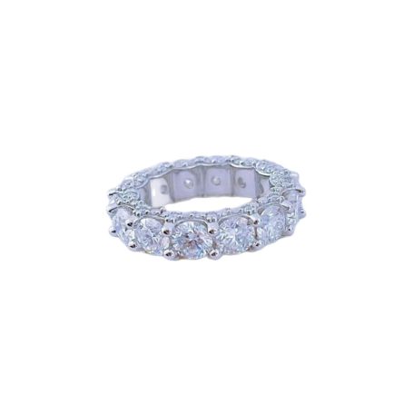 Supply European And American Luxury Diamond Mossanite Ring Women'S S925 18K Gold Plated Personalized Index Ring Ring - Image 5