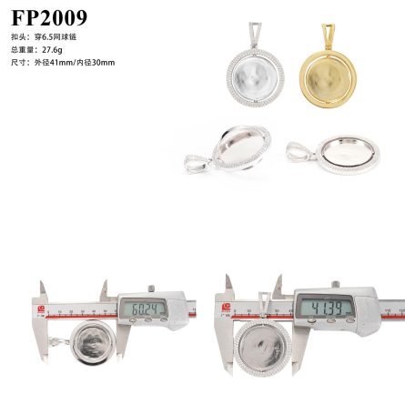 New European And American S925 Silver-Set Mossanite Private Photo Pendant Double-Sided Rotatable Hip-Hop Photo Frame Jewelry - Image 5