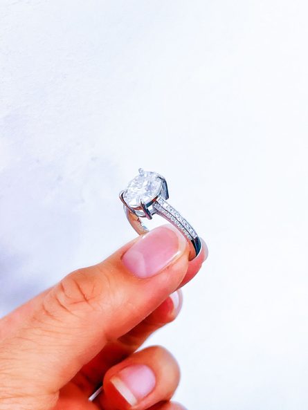 European And American S925 Sterling Silver Diamond Ring Female Design Niche Fashion Light Luxury Diamond Silver Ring Wholesale Female - Image 12