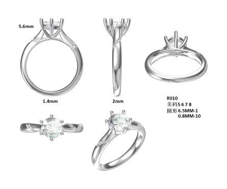 Spot 925 Sterling Silver D Color Moissanite 1 Carat Six-Claw Couple Diamond Ring Pair Ring Men And Women Proposal Wedding Ring Ins - Image 9