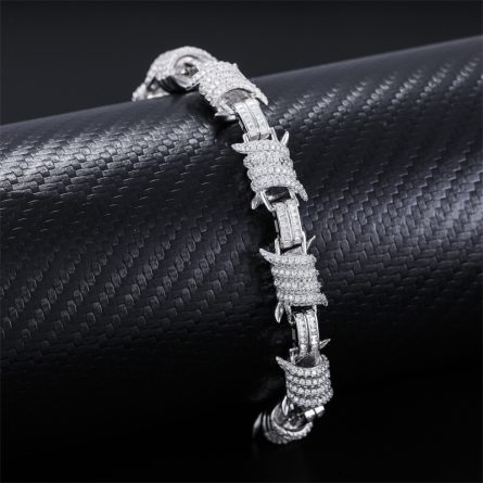 New Hip-Hop 12.3Mm Mossanite Cuban Chain 925 Silver Inlaid Mossan Cuban Chain Necklace Hip-Hop Trendy Jewelry - Image 3