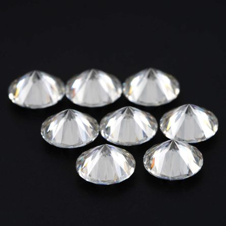 Source Manufacturer Direct Sales Of Round Plum Blossom Cutting Moissanite Bare Stone Jewelry Inlay Certificate Waist Code - Image 4