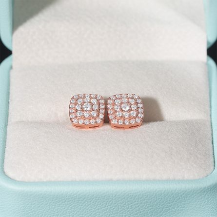 Ins Style 925 Silver Moissanite Earrings D Color Vvs European And American Men And Women Classic Earrings Trendy Earrings Accessories - Image 4