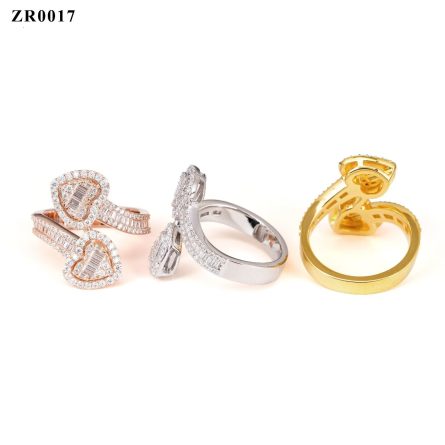 European And American Hip-Hop Love Ring S925 Silver Inlaid With D Color Rectangular Mossanite Classic Fashion Trend Ring For Men And Women - Image 5