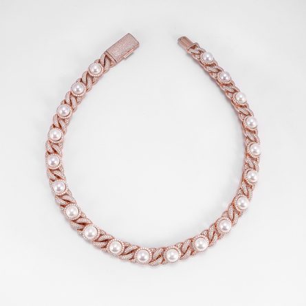 New Products Are Available In New European And American Pearl Necklaces 925 Silver Mossanite Stones Inlaid With 15Mm Cuban Chain Men'S Hip-Hop Accessories - Image 5