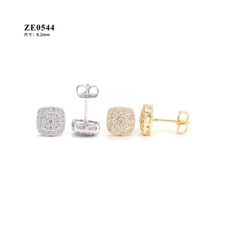 Ins Style 925 Silver Moissanite Earrings D Color Vvs European And American Men And Women Classic Earrings Trendy Earrings Accessories - Image 5