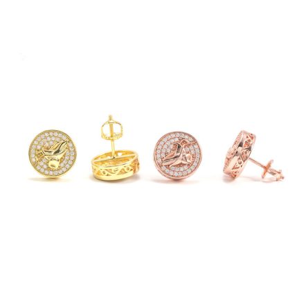 European And American New 925 Silver Moissan Earrings European And American Popular Personalized Styles Temperament Niche Retro Earrings Wholesale - Image 5