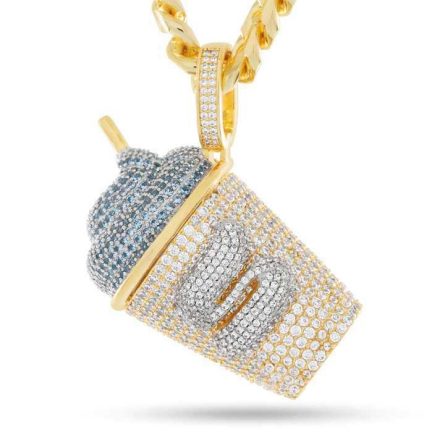 European And American Hip-Hop Style Cup Pendant S925 Sterling Silver Diamond Mossanzircon Men'S Hiphop Fashion Pendant - Image 4