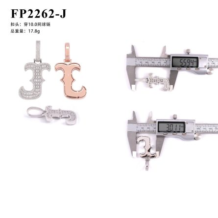 Hot New Personalized Letter Hip-Hop Pendant 925 Silver Mossanite Gra Certificate Pendant Can Be Drilled - Image 6