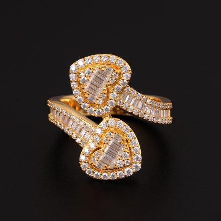 European And American Hip-Hop Love Ring S925 Silver Inlaid With D Color Rectangular Mossanite Classic Fashion Trend Ring For Men And Women - Image 3