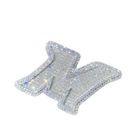 Hot Model S925 Sterling Silver Large Letter Hip-Hop Pendant Diamond Mossanite Diamond Men'S Jewelry Necklace Internet Celebrity Model - Image 5