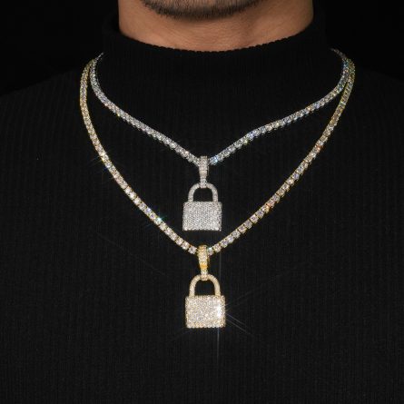 New Hip-Hop Pendant Trendy Hiphop Jewelry 925 Silver Inlaid Mossanite Pendant One-Piece Shipping - Image 2