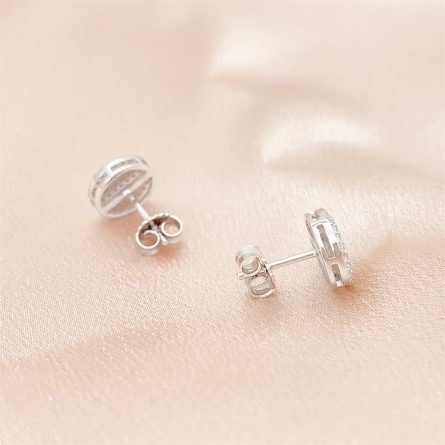 Amazon New Jewelry S925 Silver Hip-Hop Jewelry Df Moissan Earrings For Men And Women One-Piece Shipping - Image 4
