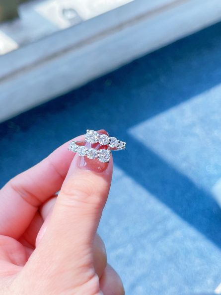 European And American S925 Sterling Silver Diamond Ring Female Design Niche Fashion Light Luxury Diamond Silver Ring Wholesale Female - Image 14