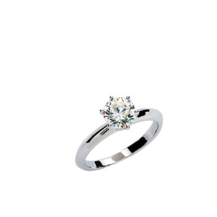 Spot 925 Sterling Silver D Color Moissanite 1 Carat Six-Claw Couple Diamond Ring Pair Ring Men And Women Proposal Wedding Ring Ins - Image 5