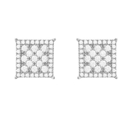 Manufacturer Wholesale AmazonNew Models For Men And Women Hip Hop S925 Silver Inlaid Moissan Vvs Studs European And American - Image 5