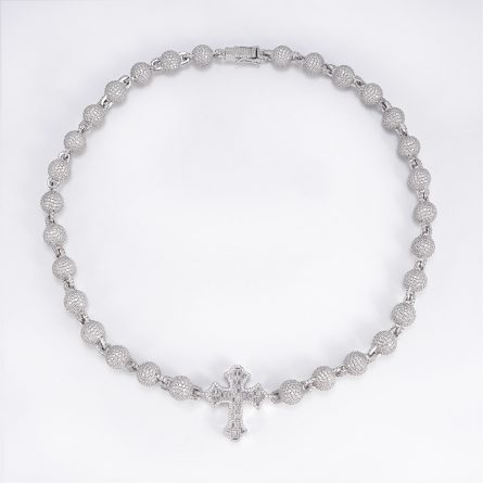 2024 New European And American Necklaces Moissanite S925 Silver Cuban Chain Men'S Hip-Hop Accessories Cross-Border Hot Sale - Image 5