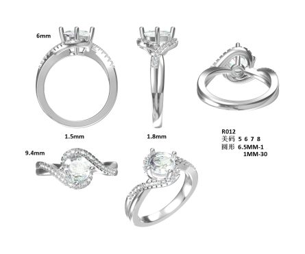 Spot 925 Sterling Silver D Color Moissanite 1 Carat Six-Claw Couple Diamond Ring Pair Ring Men And Women Proposal Wedding Ring Ins - Image 11