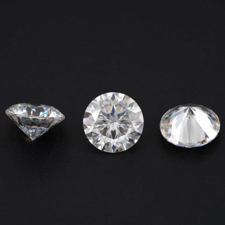 Source Manufacturer Direct Sales Of Round Plum Blossom Cutting Moissanite Bare Stone Jewelry Inlay Certificate Waist Code - Image 3