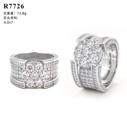 Amazon Sells European And American Men'S Hip-Hop Mossan Rings, Hip-Hop Rap S925 Silver Diamond-Encrusted Rings - Image 5