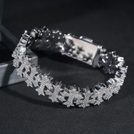 New European And American 16Mm Moissanite Cuba Chain 925 Silver Fully Inlaid D Color Moissanite Bracelet Hip Hop Men'S Necklace - Image 3