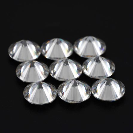 Source Manufacturer Spot Round Special Cut Cherry Blossom Cut Moissanite Stone Certificate Complete Waist Code - Image 4