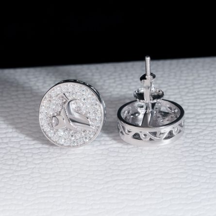 European And American New 925 Silver Moissan Earrings European And American Popular Personalized Styles Temperament Niche Retro Earrings Wholesale - Image 4